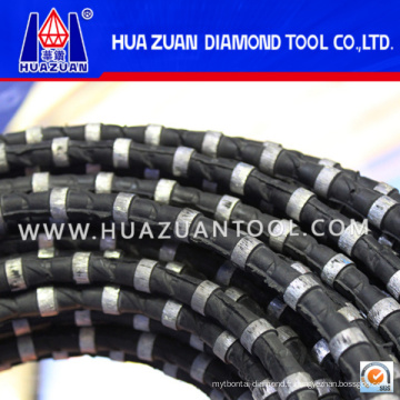Corde de coupe de fil de diamant de marque de Huazuan pour la coupe de marbre de granit